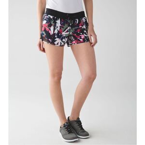Lululemon Hotty Hot tropical pink sporty athletic 6 shorts